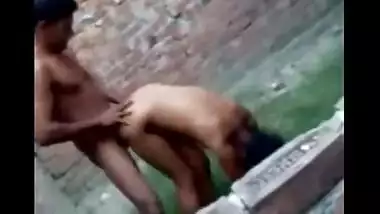 Indian sex scandal of desi village girl outdoor fucked by local guys