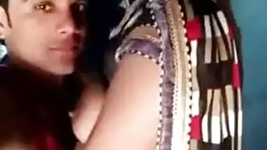 Desi boy records sex with GF that he begins by kissing teen's XXX tits