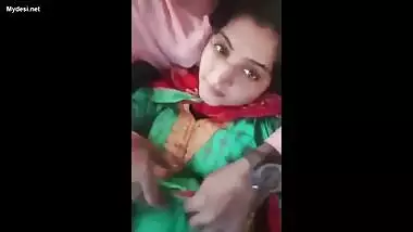 beautiful bhabhi with lover in car