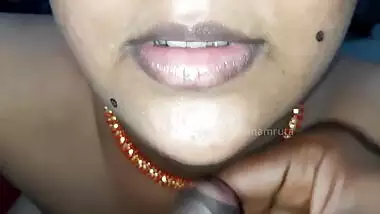 Indian Desi Cute Beautiful Caretaker Does Blowjob, Mastrubation & Cumshot For Her Owner