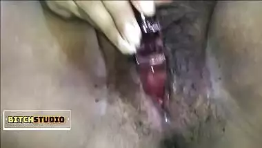 Sri Lankan Pregnant Wife Fuck With Glass Dragon Tail Dildo With De Silva