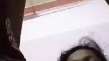 Desi girl showing boobs on video call with her bf