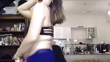 Masturbation and dancing are things the Desi model enjoys so much