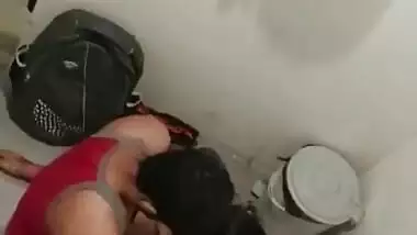 Lover Fucking In Washroom