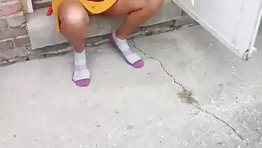 Neighbor Upskirt