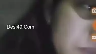 Today Exclusive- Cute Desi Girl Showing Her Boobs On Video Call