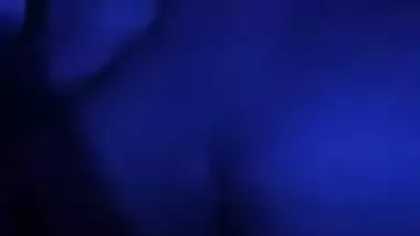 Bhabhi enjoy doggystyle..sex in blue light