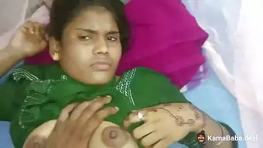 A horny guy fucks his cousin with a condom in desi sex