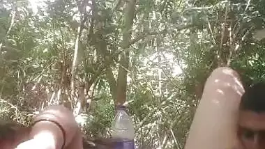 Tamil sex video aunty fucked nude in forest