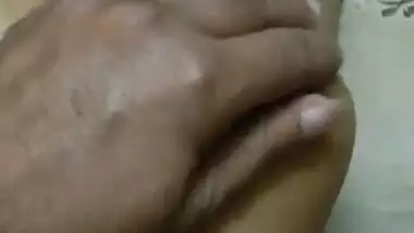 Indian Wife Boob Pressing and Blowjob 2