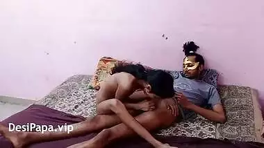 18 Year Old Indian Teen With Natural Tits Desi Sucks And Fucks Before Bed Time