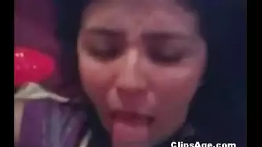 Pakistani girl Reena sucking dick of her boyfriend