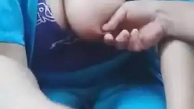 Booby Wife Giving Handjob To Stranger