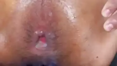 Juicy Hot Ass Anal Fuck and Cum Shot - Hot Desi Indian Teen - Big Gapes!