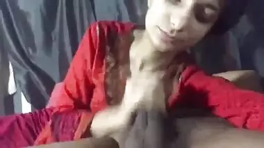 Hot Indian sexy wife suck her husband cock