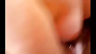 Desi house wife best Indian blowjob with servant