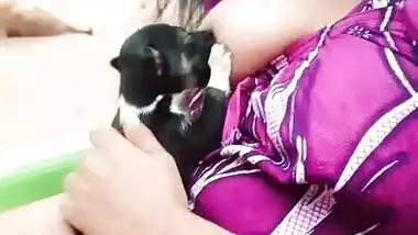 Mallu breastfeeding dog TikTok video