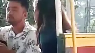 Indian lovers outdoor oral pleasure sex caught on webcam