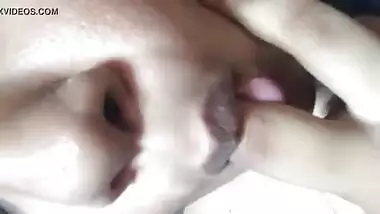 Tamil hottie Mitchel sucking fingers like dick!