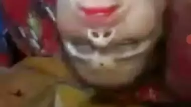 Village couples enjoying sex on video call