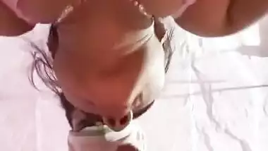 Desi wife Mouth fucking