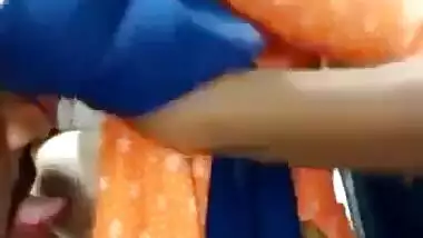 Desi village lover sucking boob