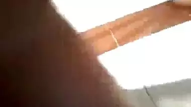 Sexy Bengali Babe Using Dick Head As Lipstick