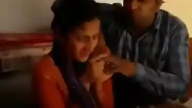 Indian teacher sucking students boobs in class