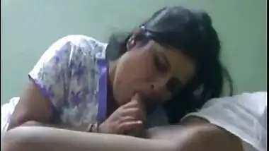 Cute Bhabhi Sucking Lover Cock