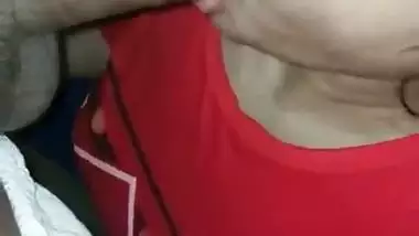 Horny milf gives a desi blowjob to the man