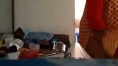 Tamil mom dress change spy video