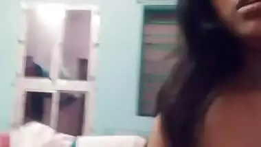 Sexy Bengali teen girl showing her virgin figure