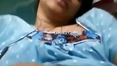 Today Exclusive- Horny Desi Girl Record Her Nude Video And Masturbate Part 7