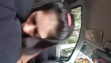 sucking in car