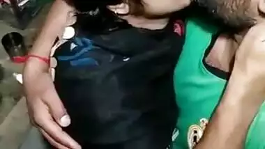 Cute Punjabi Couple Kissing