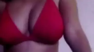 Sexy Indian Girl Sanjana Shows Her Boobs On Video Call Part 5