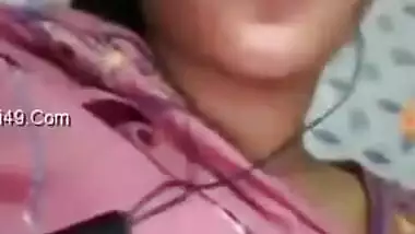 Indian girl with tattooed fingers exposes XXX boobies and masturbates