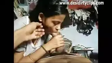 Desi Bhabhi Sucking College Guy Dick