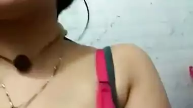 Naughty big booby girl showing her big boob