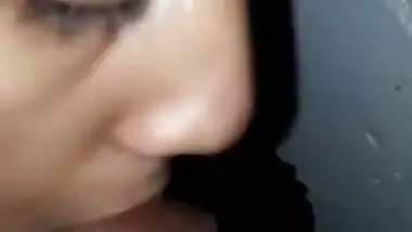 Dream desi girl in a burkha sucks dick at the mall