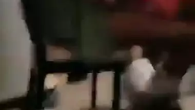 Threesome sex video of a son and father fucking a whore