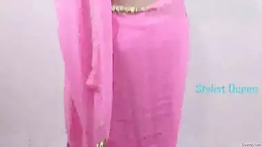 How To Wear Sari Perfectly to Look beautiful and Slim Girl