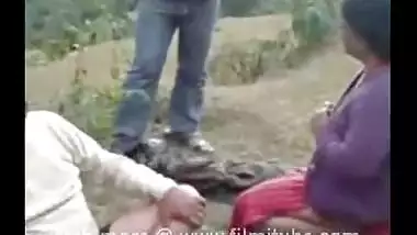 Indian Couple Get Sex Outdoor Shot