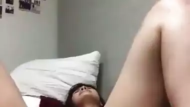 Desi nude Mumbai girl fucks her asshole with a makeup brush