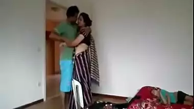 Horny wife letting her hubby’s friend feeling her body