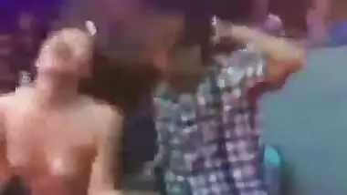 Nude College Girl Dancing On Party