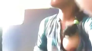 Kerala Malayali college girl in restaurant