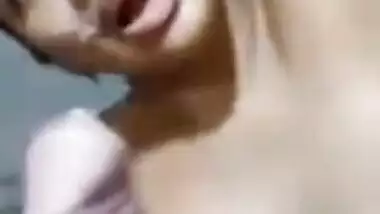 Beautiful Cute Desi Girl Facial With Cum