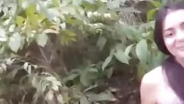 Cute Young GIrl Fucking Her BF In Jungle Part 3