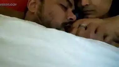 Kissing and licking hot bhabhi anushka big boobs